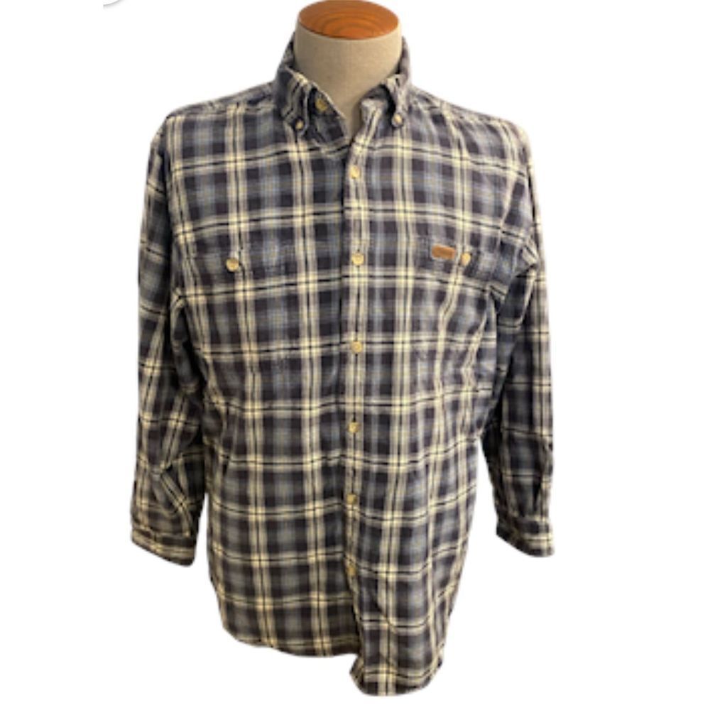 Carhartt Men’s Flannel Shirt Button Front Sz. L